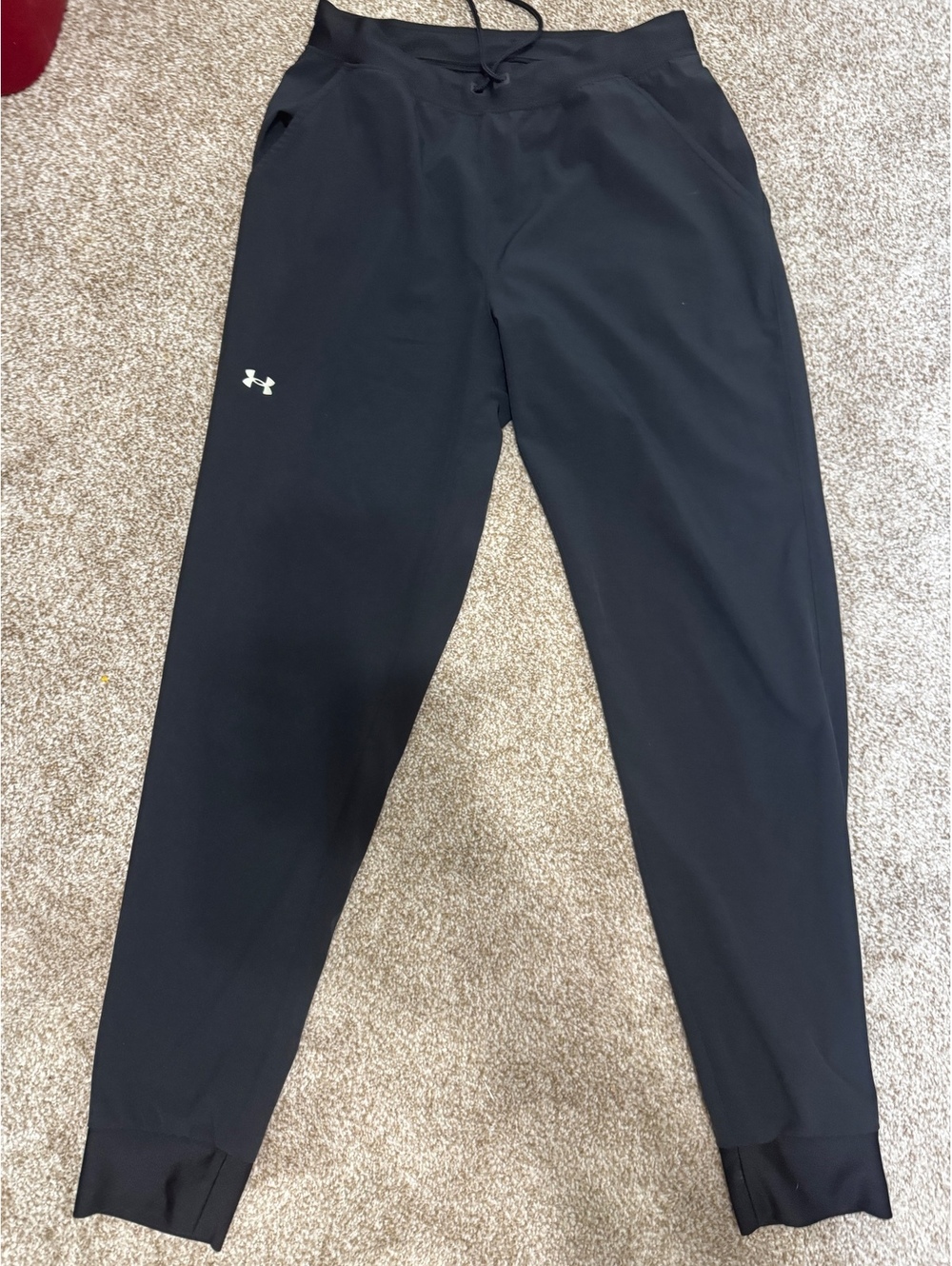 Under Armour HeatGear Men’s Small Black Loose Fit Jogger Pants Stretch